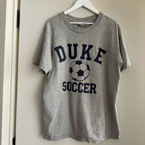 Vintage Duke Soccer Grey T- Shirt